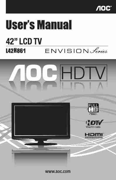 AOC Flat Panel Television L42H861-page_pdf